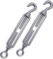 Set di viti a croce e viti a occhiello con dado M12 - acciaio inossidabile - set da 2 pezzi