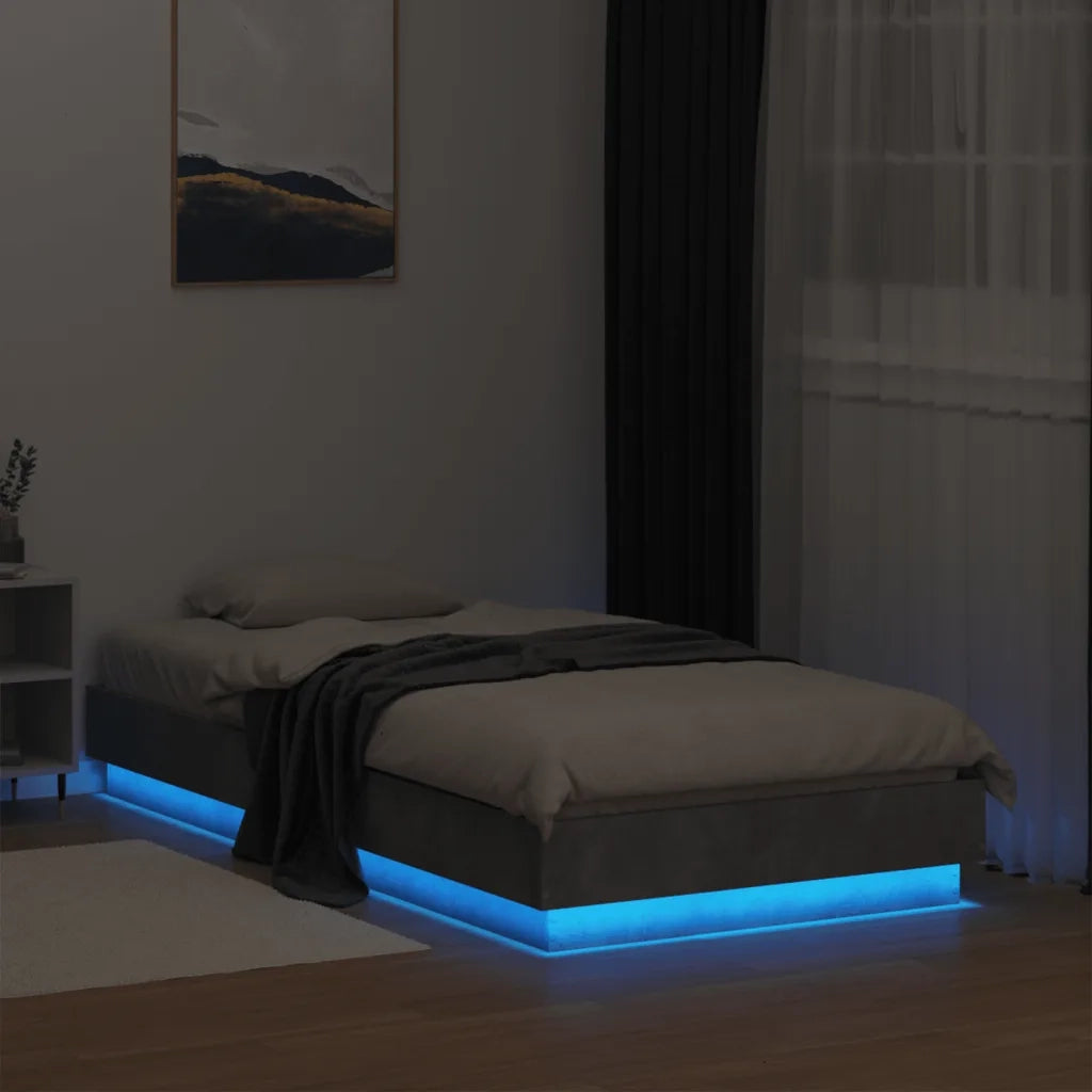 Giroletto con LED Grigio Cemento 75x190 cm 839549