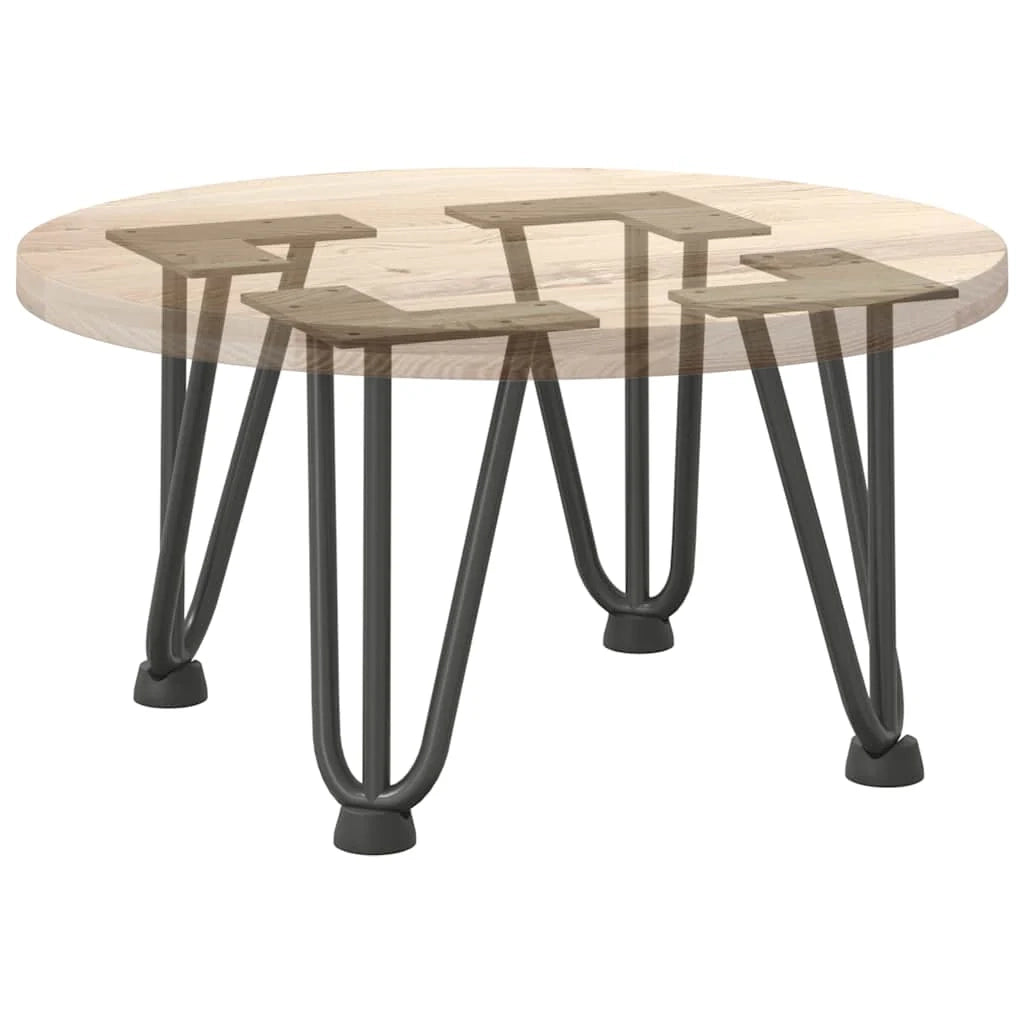 Set di 4 gambe a forcina per tavolino da 20 cm con gambe dal design moderno in acciaio massiccio color antracite 02_0056733