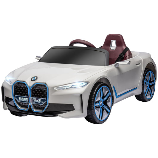 Macchina Elettrica per Bambini 12V con Licenza BMW I4 Bianca