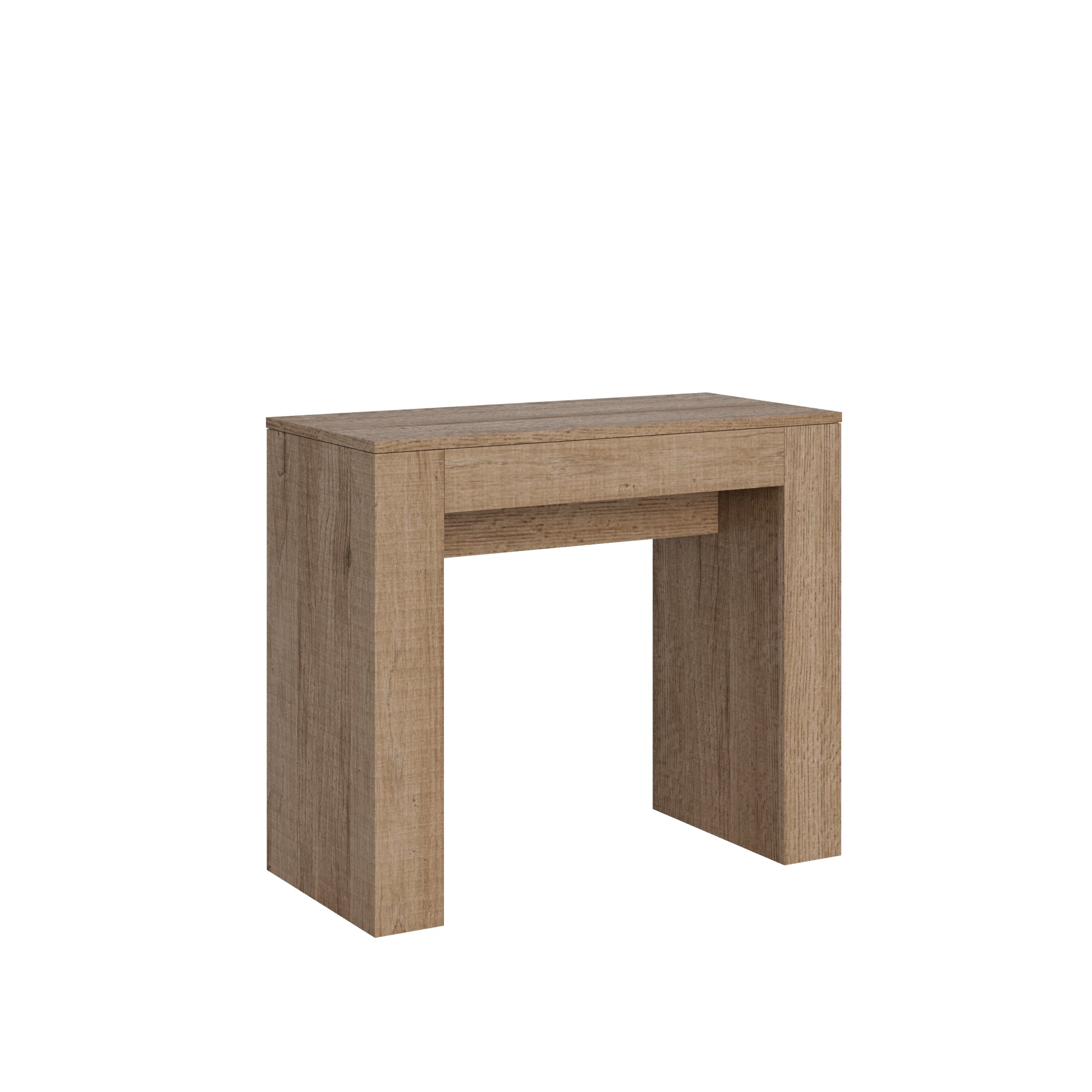 Consolle Allungabile 90-302x42x77 cm in Nobilitato Marrone