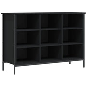 Scarpiera mobile contenitore per scarpe mobile per ingresso/corridoio/soggiorno 100 x 35 x 70 cm legno ingegnerizzato nero 02_0021934