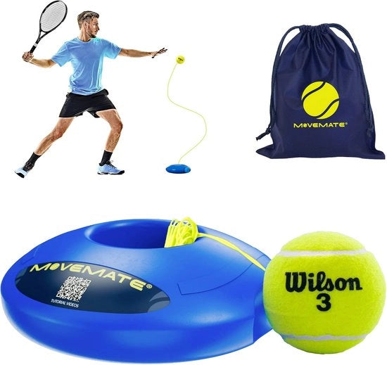 Set di Allenamento Tennis per Esterno: Apparecchio Sportivo Innovativo per Bambini e Adulti con Video Allenamento