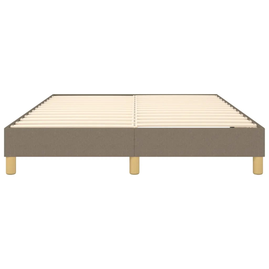 Struttura Letto a Rete a Molle Tortora 140x190 cm in Tessuto 3120610