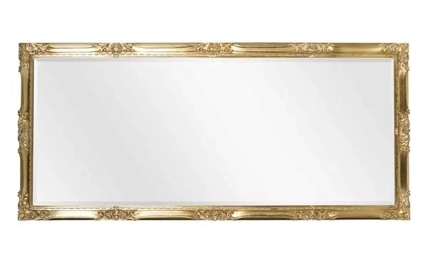Specchiera in foglia oro rettangolare misure: 82 x 182 x 5,5