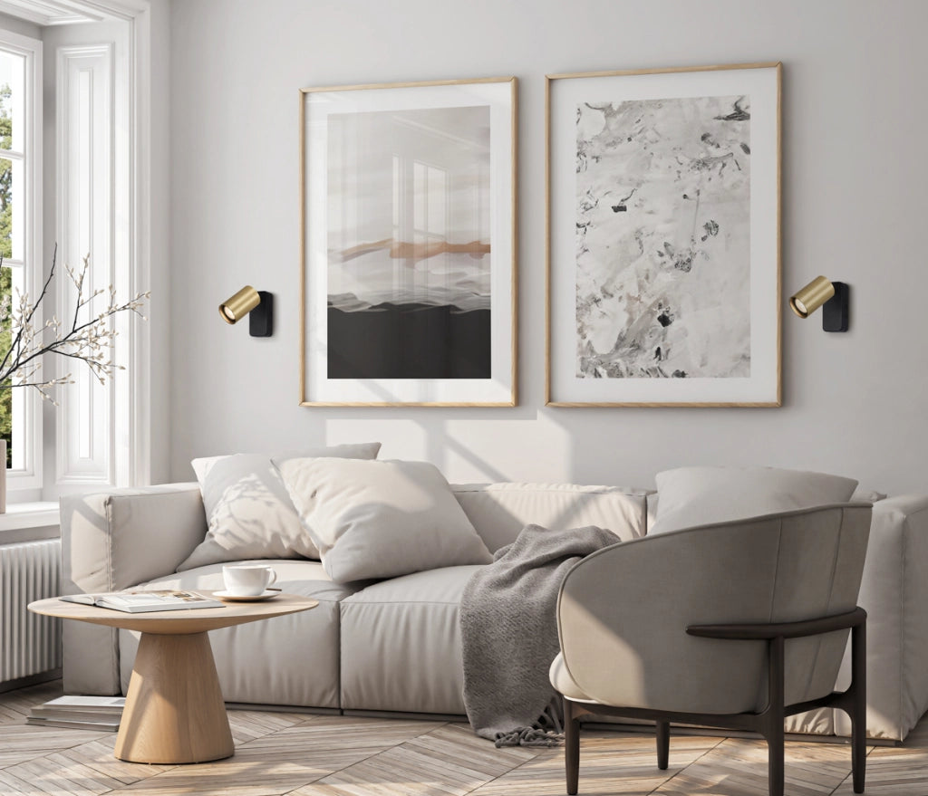Applique Nesto Italux oro/nero orientabile 1xGU10 10W