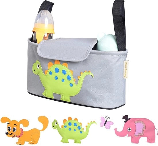 Tas Organizzatore per Buggy Universale Multifunzionale per Bambini con Disegno Dinosauro