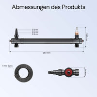 CUV-172 Chiarificatore acqua per laghetti Filtro luminoso 72W