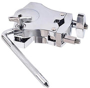 Supporto per Tamburi Multifunzionale con Regolazione 360 Gradi - Adatto per Tamburi - Argento - Dimensioni 98 x 146 x 81 mm - Supporto per Tamburi