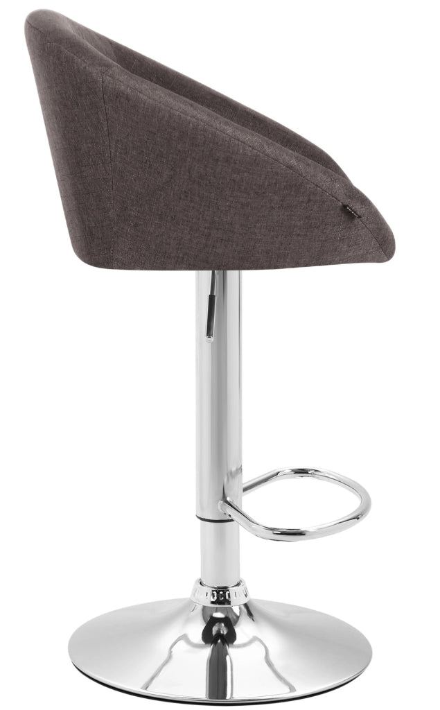 Sgabello Miami V2 in tessuto grigio scuro
