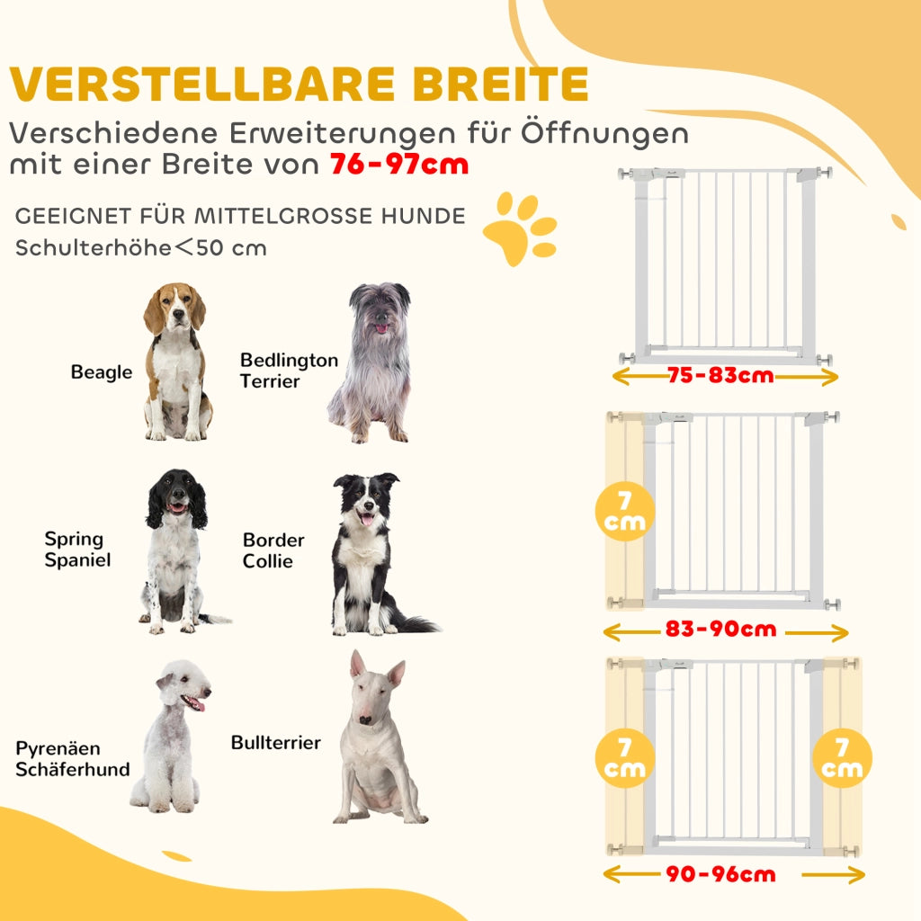 Griglia di sicurezza per bambini ¨C Minimal ¨C Bianco metallo 76x97 cm