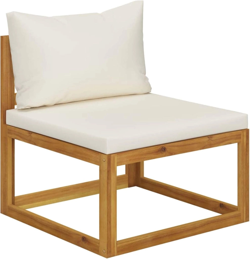 Set di mobili da giardino e cuscini, set da giardino, set da giardino, mobili da giardino, mobili da giardino esterni, set da giardino, divano da giardino, terrazza, 6 pezzi in legno massello