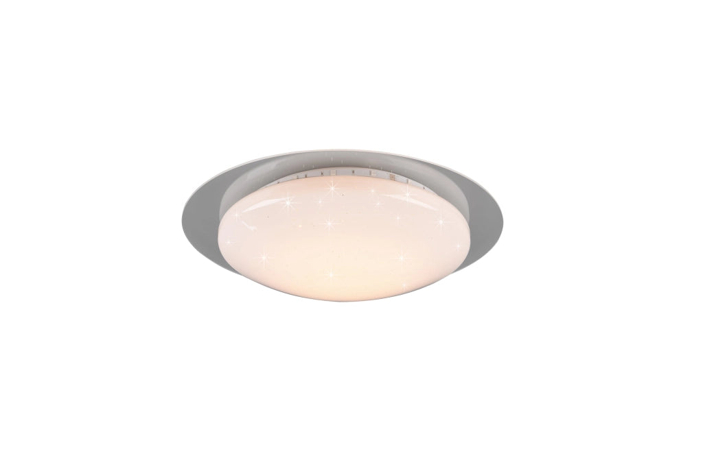 Plafoniera da Interno a LED in Plastica Bianco