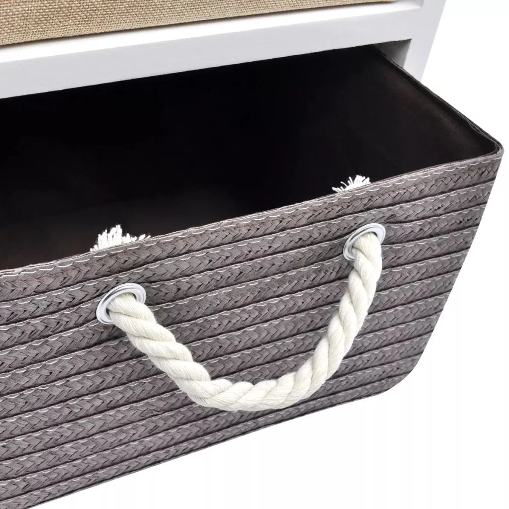 Comodino cassettiera mobili per camera da letto 2 pezzi legno 1402074