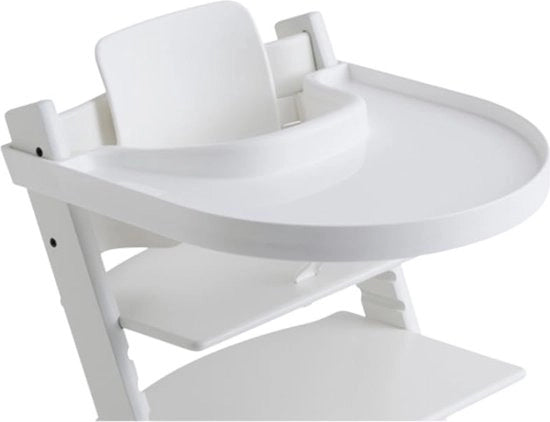 Trappetta da tavolo – adatta a tutte le versioni della sedia Stokke, facile da montare, 100% priva di BPA, bianca