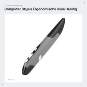 Penna Stilo - Penne a Sfere - Puntatore a LED USB Senza Fili - Progettazione Ergonomica - 800/1200/1600 DPI - 4 Tasti - Compatta e Senza Batterie - Penna a Sfere