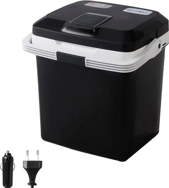 Portatile 24L Raffreddatore Calorifero - 12V Raffreddatore Calorifero - Adattatore AC/DC - Ecologico - 41cm x 32cm x 42cm