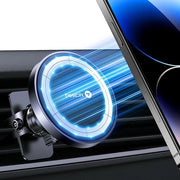 Supporto per telefono auto con forti magneti N55 | Vano di ventilazione | Adatto per iPhone 13/12 | Rotativo 360° | Per tutti i smartphone Supporto per telefono auto