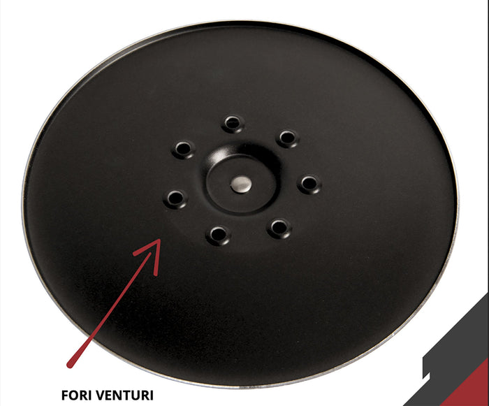 Coperchio Magico Antiodore Ventur Magic in Alluminio Ø24 cm Pomello Salvaspazio Nero