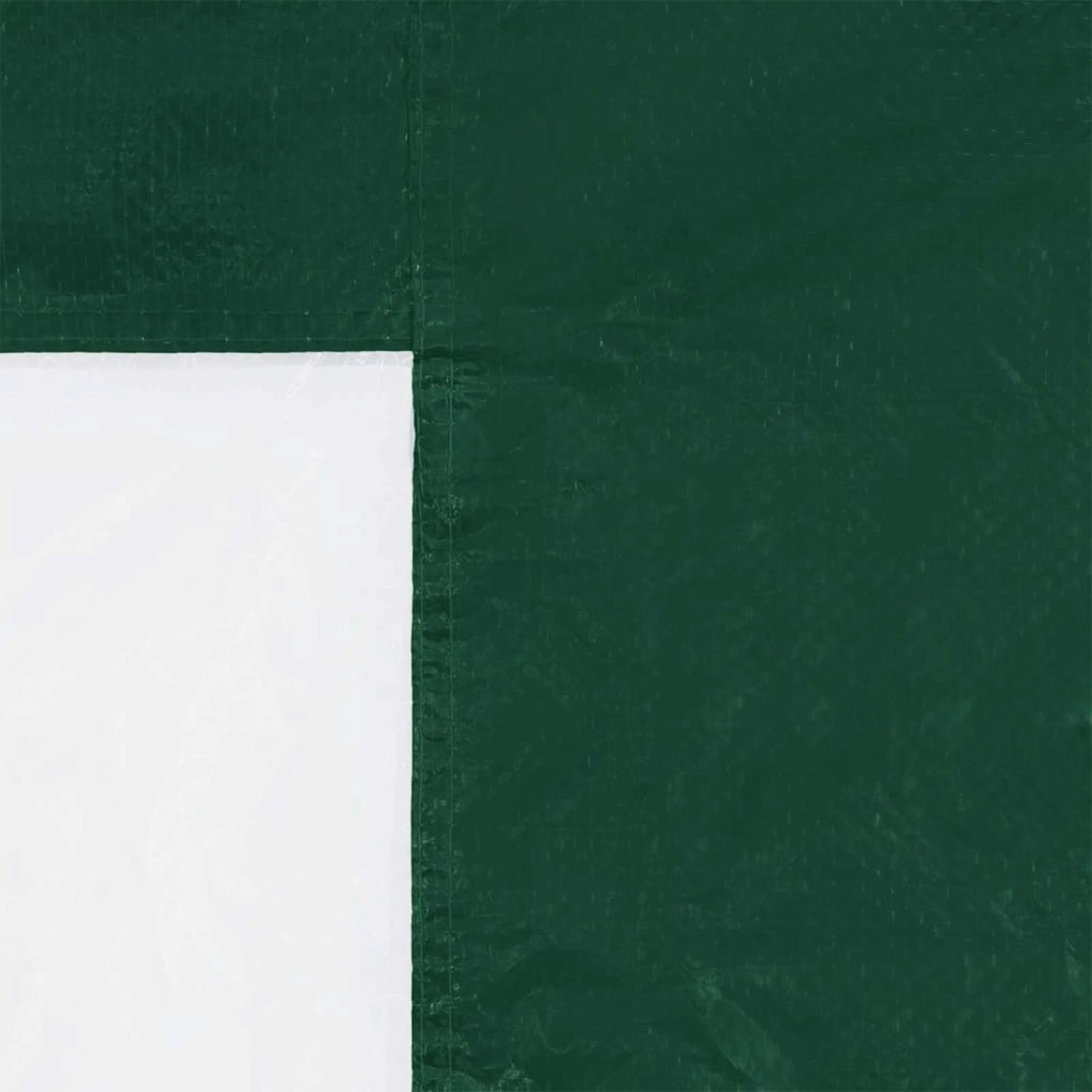 Parete per tenda da festa 2 pcs 200 x 195 cm Verde PE e Acciaio 42033014