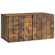 Mobile Porta TV da Muro Rovere Fumo 59,5 x 31 x 30 cm 898370