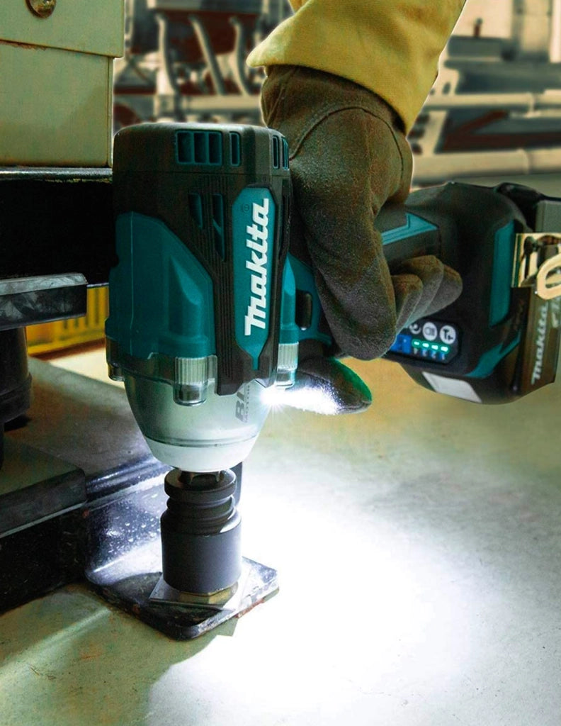 Avvitatore ad Impulsi MAKITA DTW300RTJ (2 x 5,0 Ah + DC18RC + MAKPAC 2)
