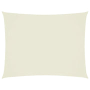 Parasole a vela | Telo Ombra | Vela da ombra Oxford Rettangolare 3x6 m Crema