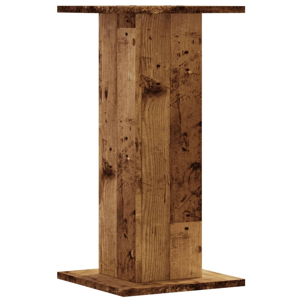 Portavasi mobili per fiori set da 2 legno di recupero legno ingegnerizzato marrone 02_0045368