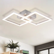 ZMH Lampada da soffitto LED moderna 2 fiamme 24W per soggiorno camera letto corridoio