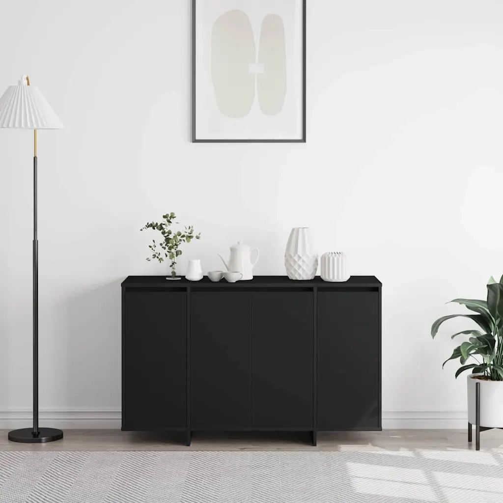Credenza Nero 120 x 41 x 75 cm Legno multistrato 3333897