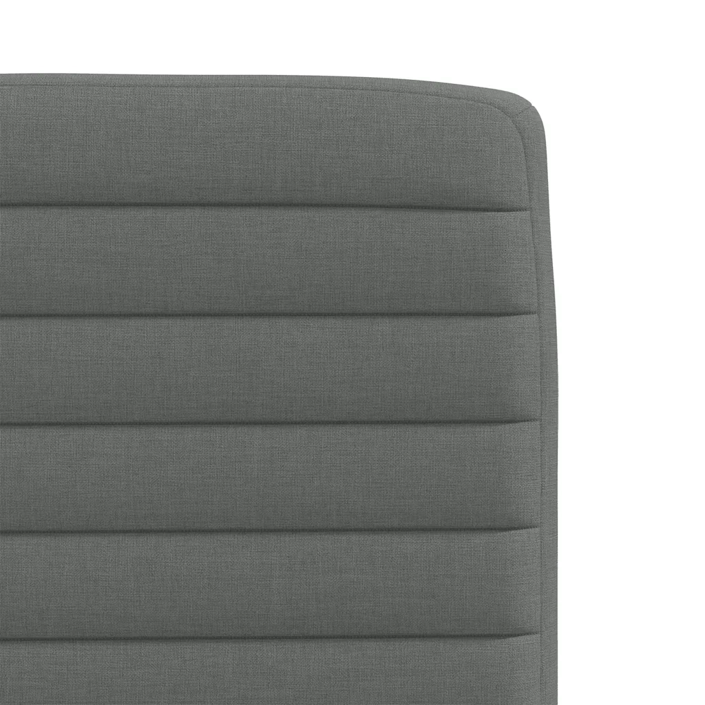 vidaXL Sedie da Pranzo 2 pz Grigio Scuro in Tessuto