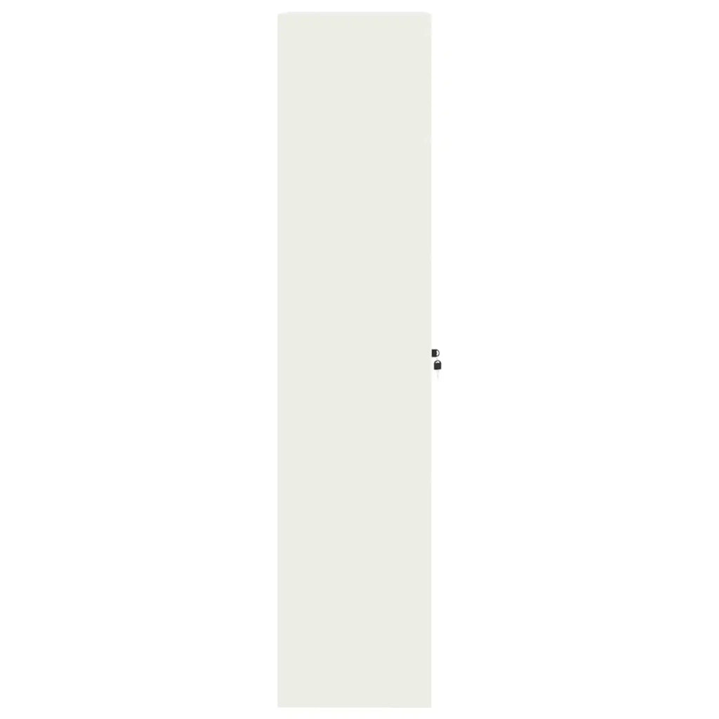 Armadio Bianco 80 x 40 x 180 cm Acciaio