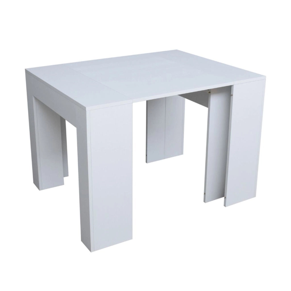 Consolle Allungabile 90-307x49x78 cm in Nobilitato Bianco