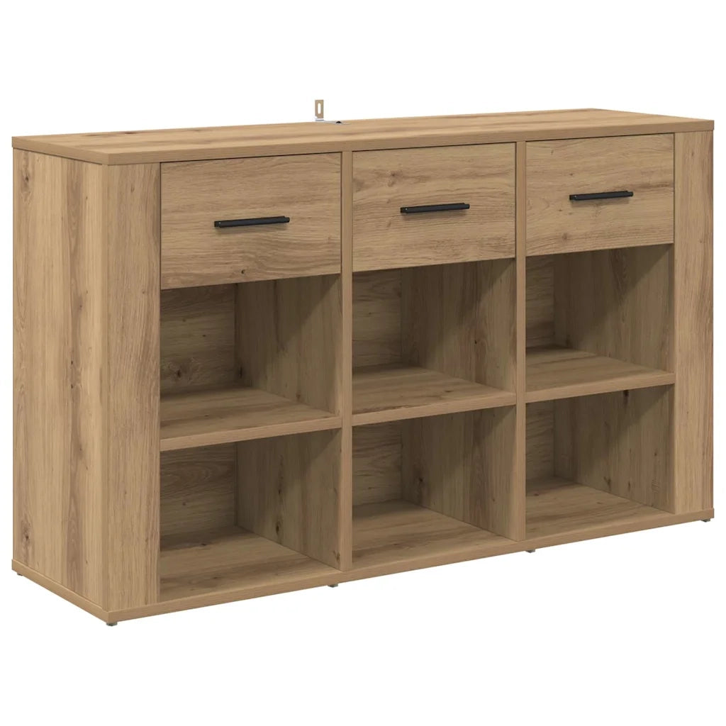 Credenza con Cassetto-Buffet-Armadio da cucina Rovere artigianale 100 x 30 x 59,5 cm