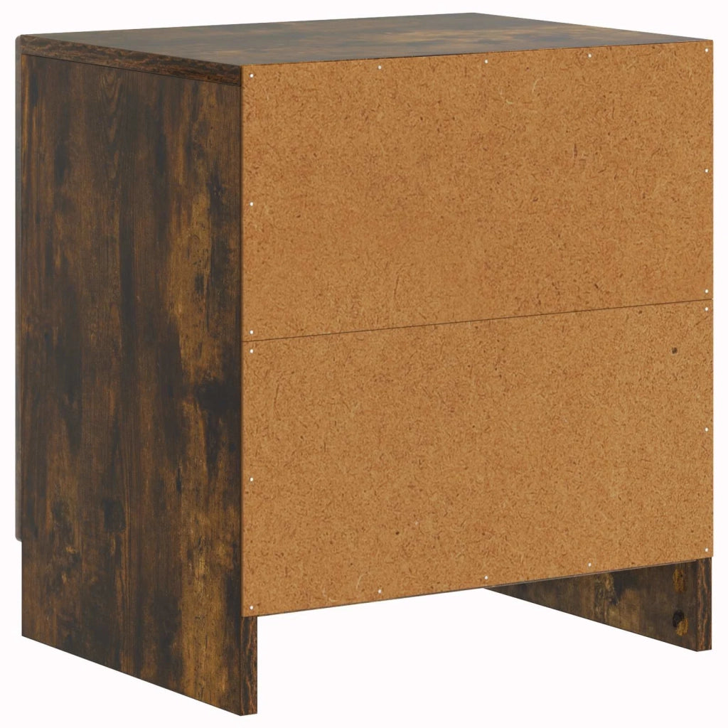Armadio da Notte Rovere Fumo 43 x 34,5 x 47 cm 895725