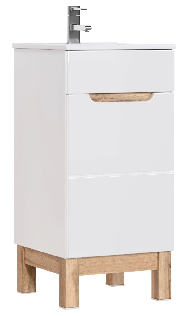 Mobile sottolavabo 40 cm 1 anta Bali White 40 x 84 x 41 cm