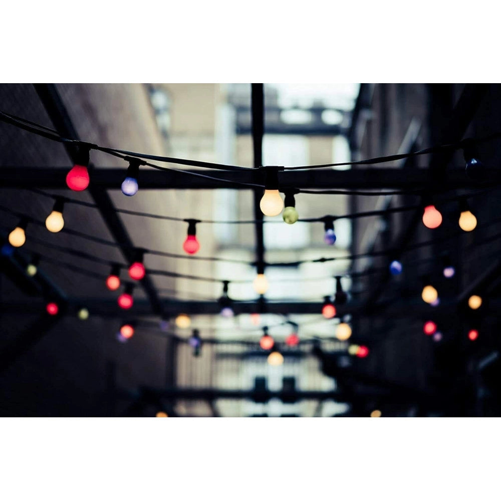 Trade Shop - Kit 10 Pezzi Lampadina Led Abs Acrilico 220 Lm Luce Calda Colorata Filamento E27 -