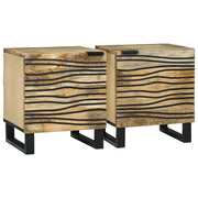 Armadio da Notte 2 pcs Marrone 40 x 33 x 46 cm 4017933