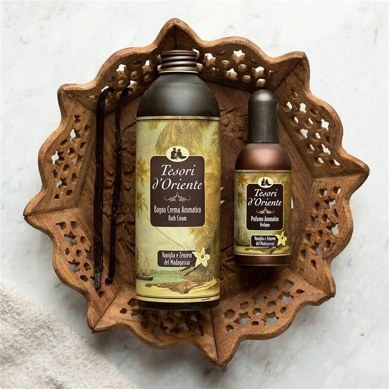 TESORI D'ORIENTE BAGNO CREMA AROMATICO VANIGLIA E ZENZERO DEL MADAGASCAR 500ML