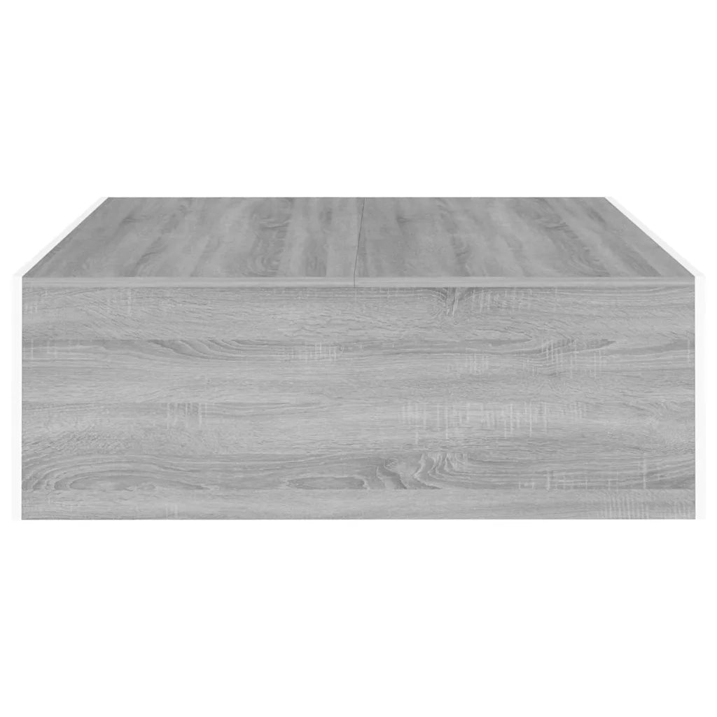 Tavolino Salotto Grigio Sonoma 100x100x35 cm Legno Multistrato cod mxl 27361
