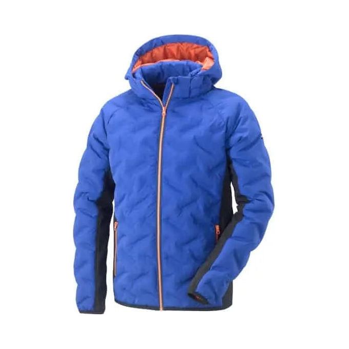 Neri Safety 422142-M Greenbay Giacca Imbottita Dakota Poliestere Riciclato Cappuccio Staccabile Softshell colore Blu