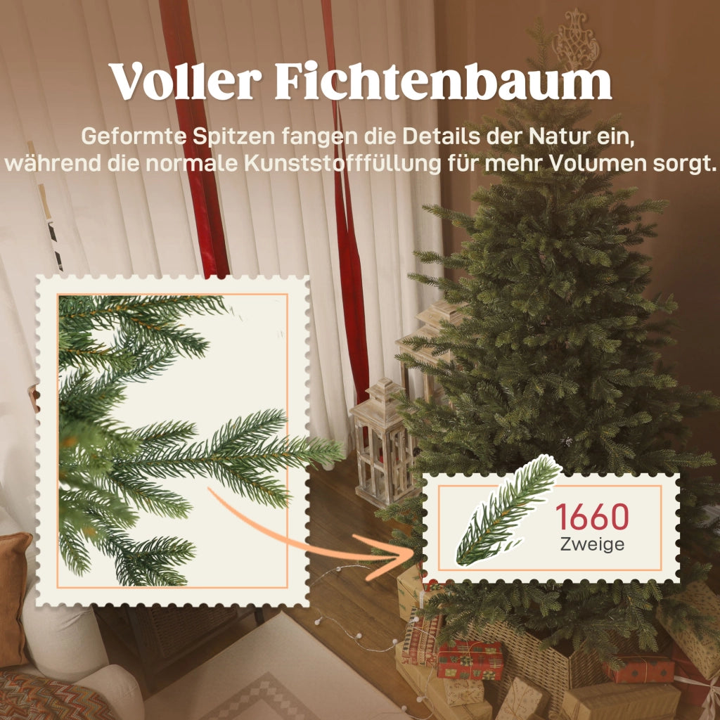 Albero di Natale artificiale ¨C zephmum ¨C Verde, metallo, facile montaggio