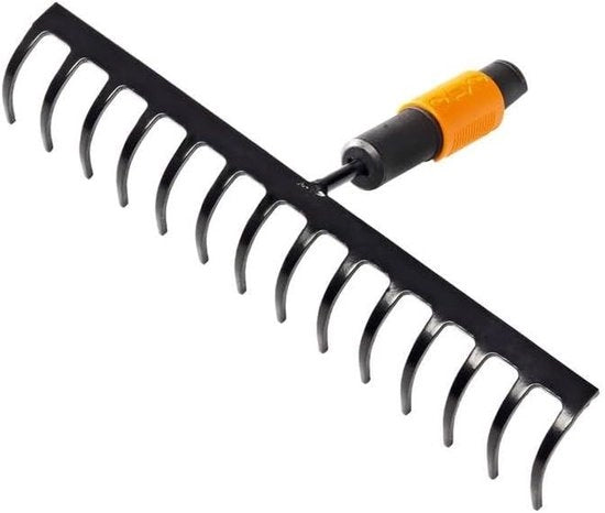 Strumento di Raccoglitore per Tende Larghezza: 36 cm Acciaio Inox Nero/Giallo QuikFit 1000653