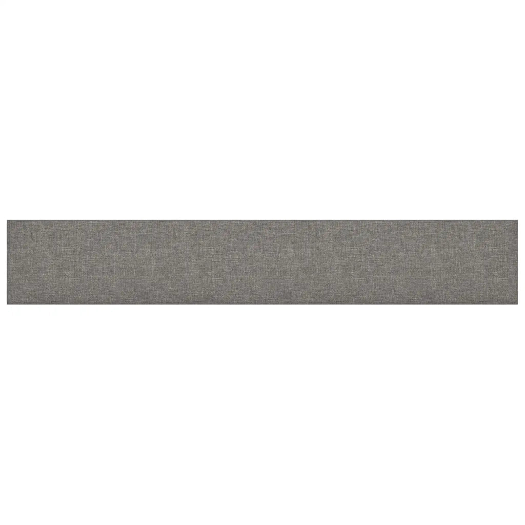 Testiera | Testata da Parete 12 pcs Grigio chiaro 90 x 15 cm Tessuto