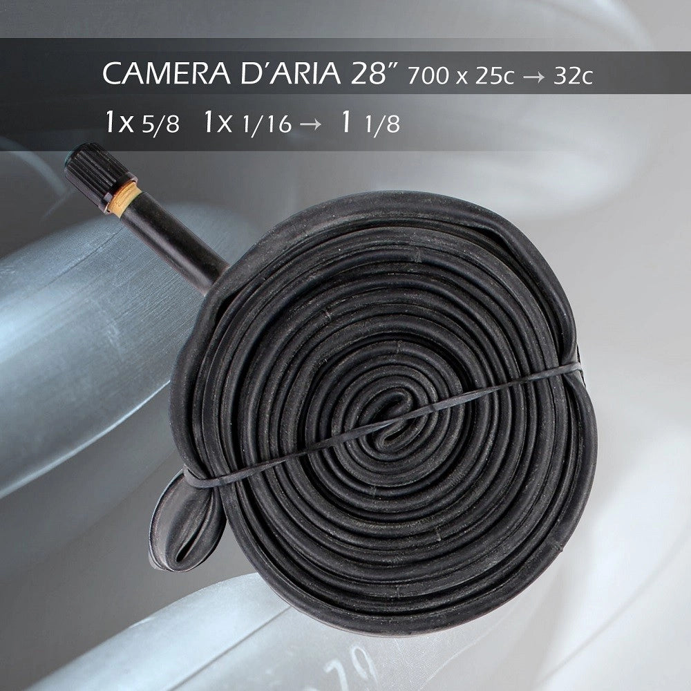 Trade Shop - Camera D'aria Bici 28" 700 X 25c 32c X1 5/8 X1 1/16 1 1/8 Valvola Schrader 10985 -