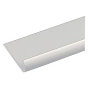 15pz profilo per fai da te tipo 'unghietta' mm 22 x 1 - mt 2 colore argento cod:ferx.1031798nlm