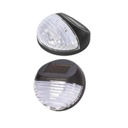 LAMPADA A ENERGIA SOLARE NERA DA PARETE IN PLASTICA COLORE LED BIANCO 11X4,5X11 CM - 1PZ