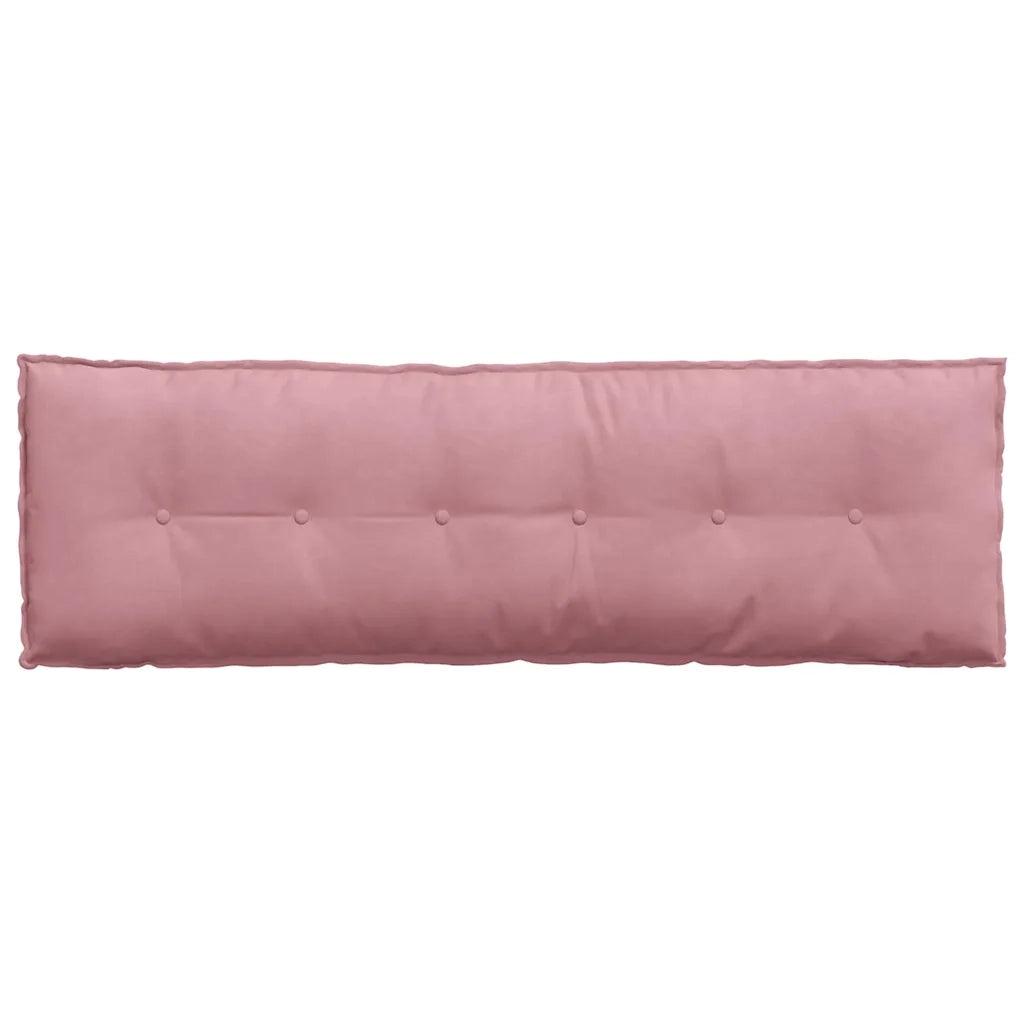 Cuscino per Schiena | Cuscino dorsale Rosa 160 x 50 cm Tessuto in Cords