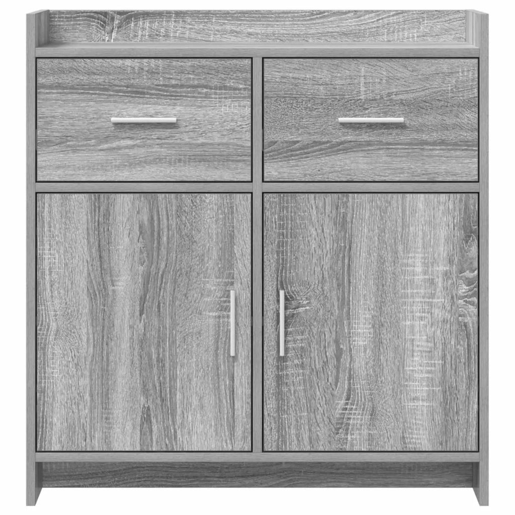 Credenza Sonoma grigio 75 x 36 x 80 cm Legno ingegnerizzato 8011120