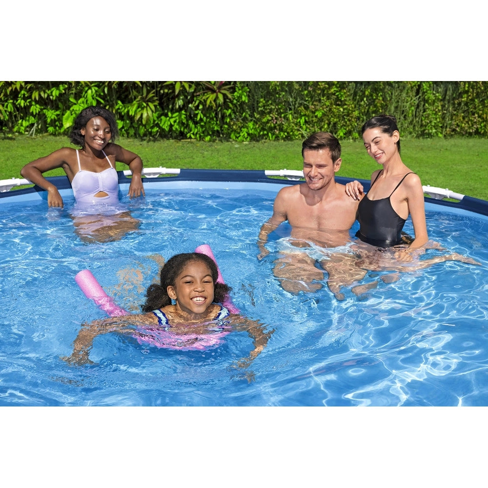 Trade Shop - Piscina Fuori Terra Steel Pro Senza Pompa ø 366 X 76 Cm Rotonda Giardino Estate 56706 -